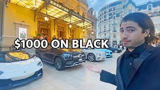 I Bet $1000 On Black At The Monte Carlo Casino In Monaco 