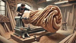  This Man's Amazing Wood Lathe Skills Are Truly Creative And Artistic //  Woodworking Tools