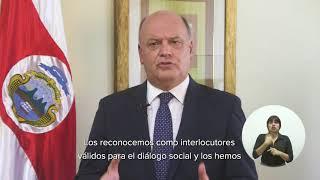 CADENA NACIONAL - 24/06/2018 -  Ministro de la Presidencia sobre llamado a huelga