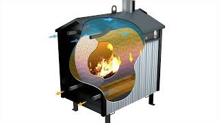 Efficiency of the MF-e Heatmaster SS Outdoor Wood Burning Furnaces