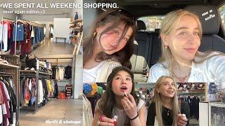 shopping all weekend (hauls & friends) // vlog #16