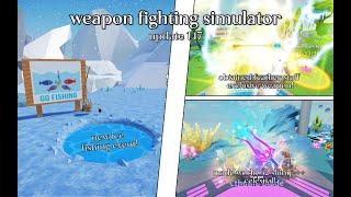 new UPDATE 147 in roblox weapon fighting simulator + progress!