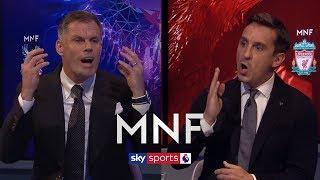 Jamie Carragher and Gary Neville have HEATED debate over Unai Emery's Arsenal | MNF