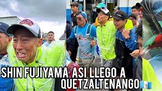 Shin Fujiyama el Héroe de Honduras Así llegó a Quetzaltenango, Guatemala con un gran cansancio