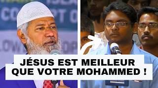 Ce chrétien ose dire que JÉSUS est MEILLEUR que MOHAMMED ?! - Zakir Naik en français