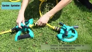 Automatic 360 Rotating Adjustable Garden Water Sprinklers