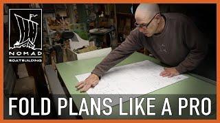 How to Fold Technical Drawings