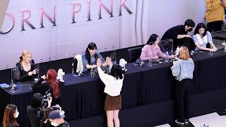 220925 BLACKPINK (블랙핑크) “FAN SIGN EVENT” FULL VER. | BORN PINK 팬사인회 • 비몽