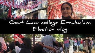 Election Vlog 2023 ️|| Government Law College Ernakulam || Vlog -02 || Subhanavlogs