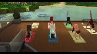 Sims 4 Rey Skywalker, Lia Austen, yoga