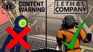 Why Content Warning isn't the New Lethal Company