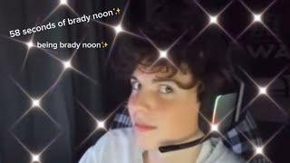 Brady Noon being iconic for 58 seconds 