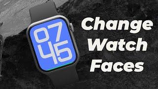 How to Swipe to Change Apple Watch Faces