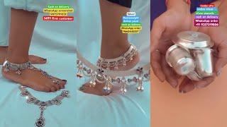 New latest designer silver jewellery collection 2024 | KHUSHBU JEWELLERS | #viralvideo