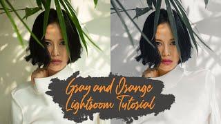 How to Create Gray & Orange colors in Adobe Lightroom - Free Presets 2019