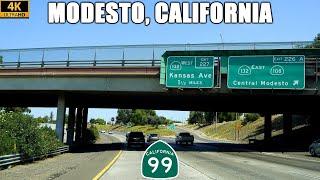 CA-99 in Stanislaus County: Turlock, Ceres, Modesto, and Salida