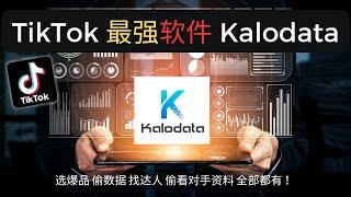 TikTok 最强软件 Kalodata - 选爆品 偷数据 找达人 偷看对手资料 全部都有 ！ 经营 TikTok 你一定要有这个神器 ！