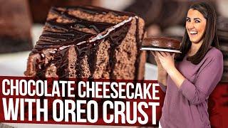 Chocolate Cheesecake with Oreo Crust