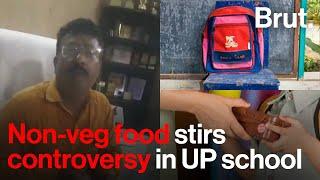 Non-veg food stirs controversy in UP school