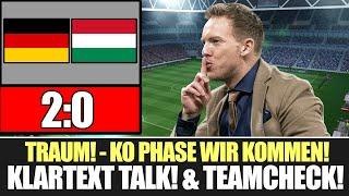 EM KLARTEXT | DEUTSCHLAND 2:0 UNGARN |  TEAMCHECK & FAZIT | EM NEWS