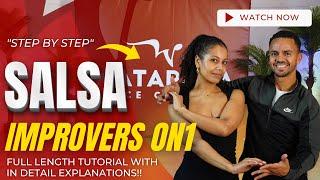 Salsa Tutorial: Improvers On1 Salsa Pattern Full explanation step by step with Lana!