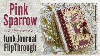 Full of Creative Ideas | FlipThrough of a Stunning Vintage Junk Journal (SOLD)