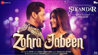 Zohra Jabeen - Song AI | Sikandar | Salman Khan, Rashmika Mandanna | Pritam