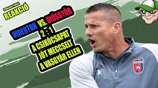 VIDEOTON  VS. DIÓSGYŐR 2 :1 A CSIKÓCSAPAT JÓL MECCSELT A VASGYÁR ELLEN