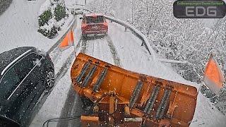 Snow Chaos️Snow removal in the Austrian Alps #asmr #tiktok