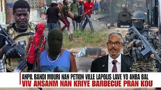 Anpil bandi tonbe Petyonvil, Lapolis fizye yo, se rel nan Viv ansanm, Barbecue nan  Kriye !