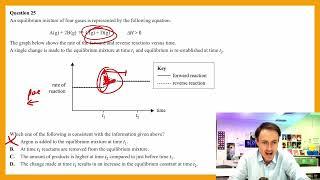 VCE Chemistry 2021 exam Section A Q25