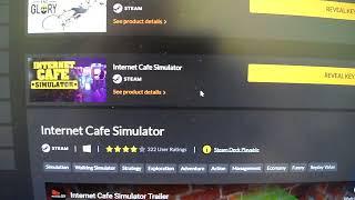 Kintips FREE STEAM KEY Giveaway Internet Cafe simulator Good Luck Dont forget to subscribe thumbs up