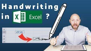  Handwriting in Word and Excel with Apple Pencil on iPad (Pro) 2018