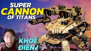 Devourer with the Giant Super Cannon GROM Ultimate | War Robots