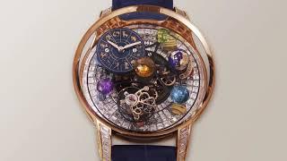 The Jacob & Co. Astronomia Solar Baguette Jewelry - Plants - Zodiac Rose Gold