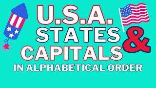 How To Pronounce 50 USA States and Capitals? (Correctly) #howtosaywords #howtopronounce