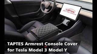 TAPTES Armrest Cover for Tesla Model 3 Model Y from 2022 model 3 owners