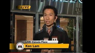 Reporter of Channel M Reporting Live in Vancouver