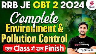 RRB JE CBT 2 General Awareness | RRB JE CBT 2 Environment and Pollution Control Classes | Shiv Sir