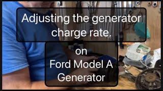 Model A How-to: Adjust generator charge rate #ford #car #restoration #fordmodela