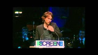 Jed Kurzel accepting Best Feature Film Score at the 2011 APRA/AGSC Screen Music Awards