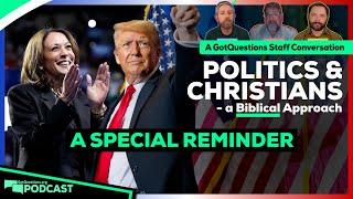 What should be a Christian's attitude toward politics? Involvement w/o obsession? - Podcast Ep. 228