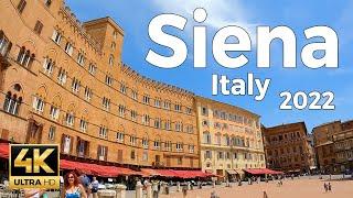 Siena 2022, Italy Walking Tour (4k Ultra HD 60 fps) - With Captions