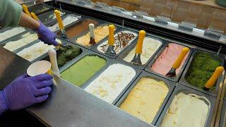 생과일 수제 젤라또 아이스크림 (레몬, 딸기, 토마토 ) / gelato ice cream making / korean street food