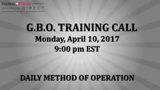 2017.04.10 - DAILY METHOD OF OPERATION