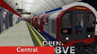 Playing Open.BVE #1 - Central Line (1992 Stock): Ealing Broadway to Liverpool Street