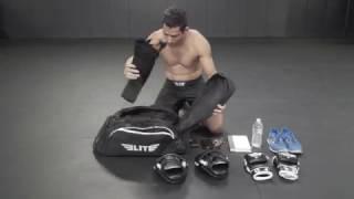 Elite Sports Warrior Series Boxing MMA BJJ Gear Gym Duffel Backpack Bag