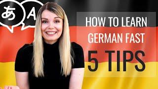 How to Learn German FAST