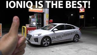 Hyundai Ioniq 28 kWh Geilo re-test