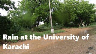 University of Karachi - A Rainy Day Tour